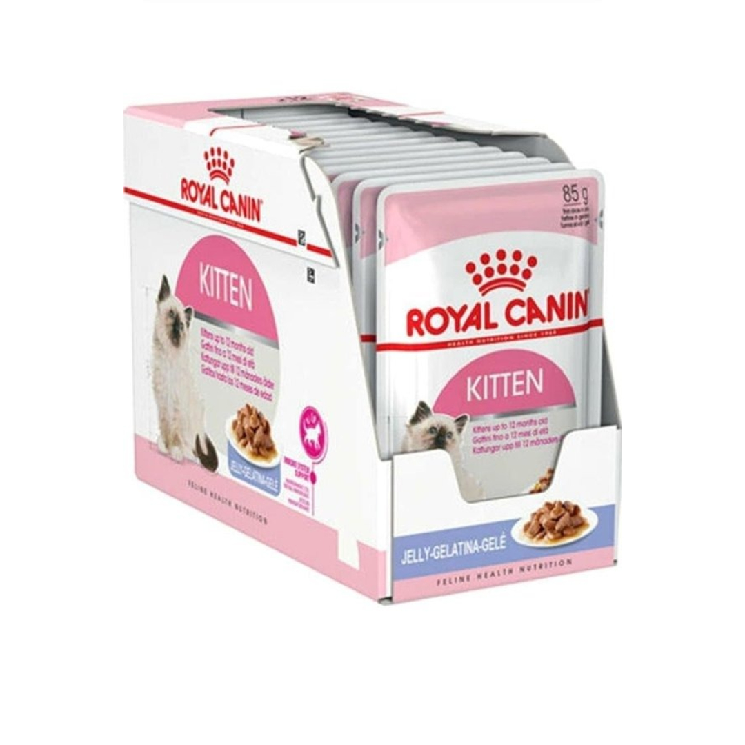 Yaş pişik yemi Royal Canin Kitten Jelly Pouch (85 qr)