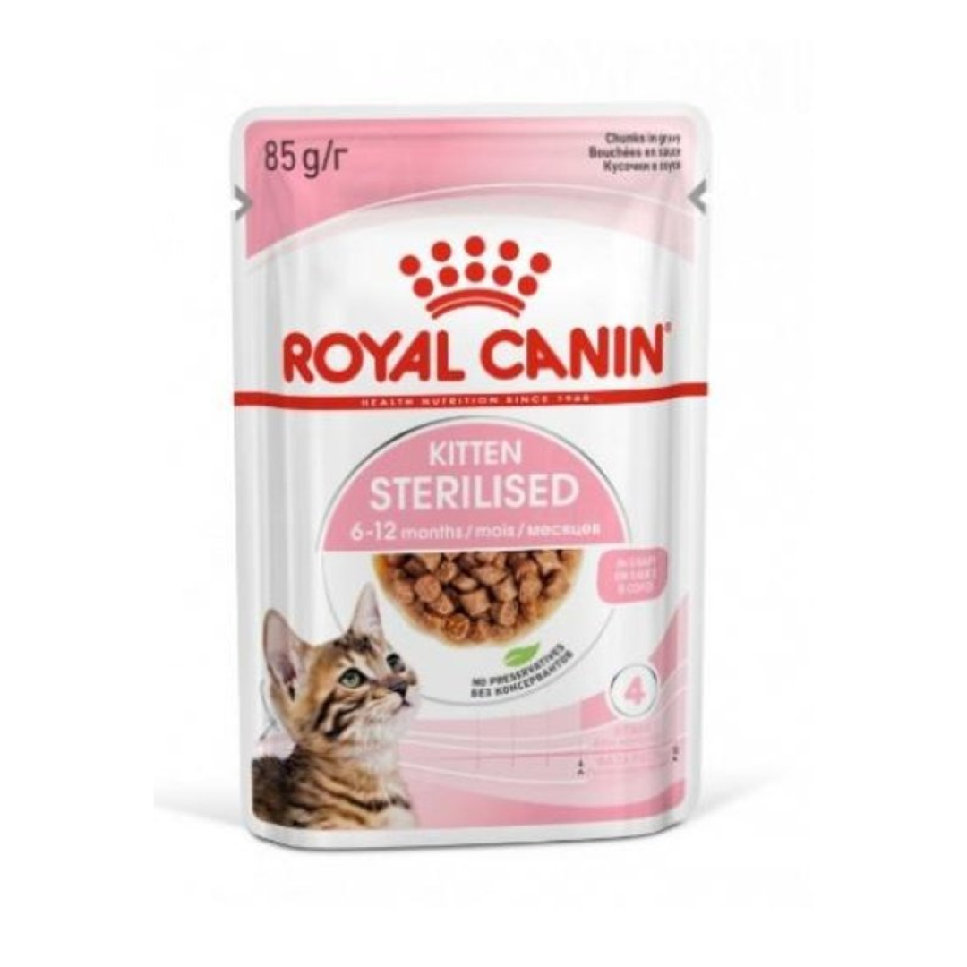 Yaş pişik yemi Royal Canin Sterilizasiya Olunmuş Pişiklər (85 qr)