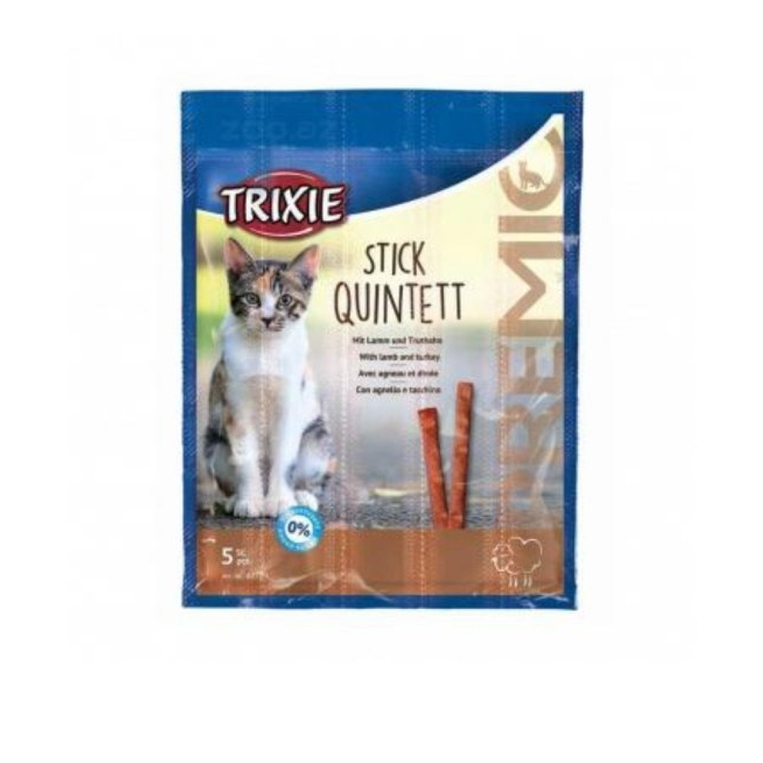 Trixie Stick Quintett quzu və hinduşka əti ilə yemək, 5 əd