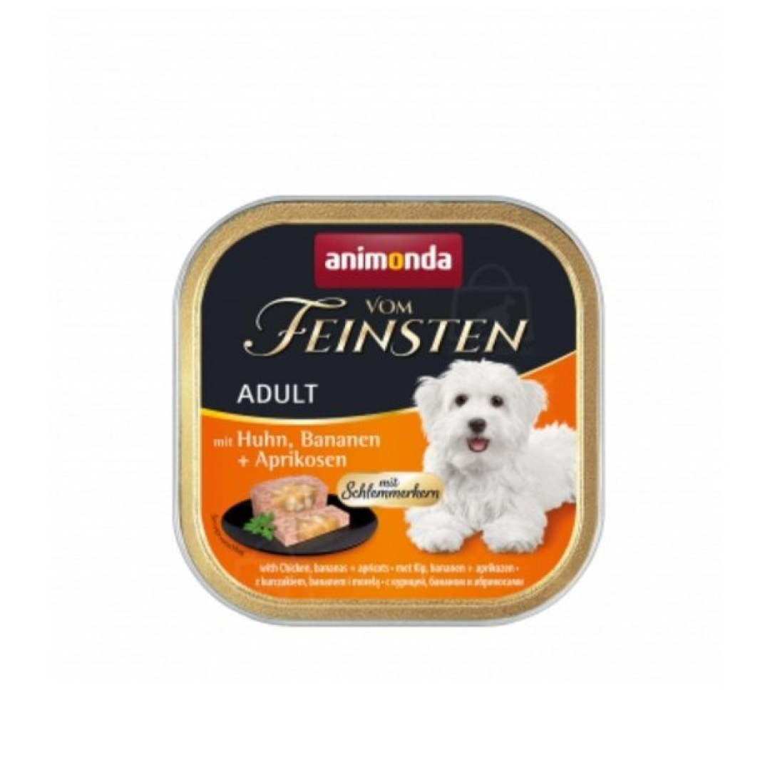 Vom Feinsten Adult, Toyuq, Banan Və Ərik ilə Yetkin İtlər üçün 150qr