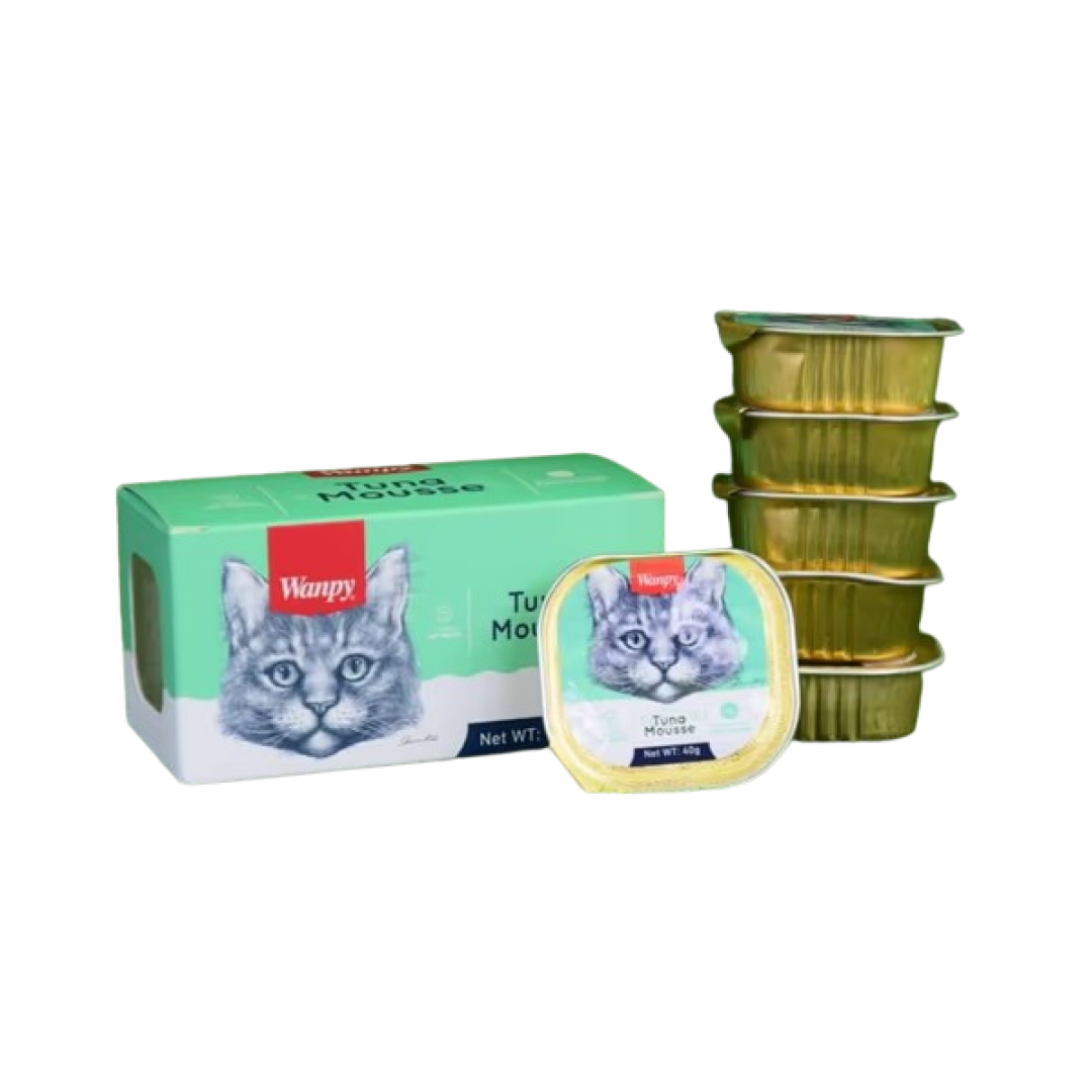 Yaş pişik yemi Wanpy paşlet Tuna Mousse 40 qr