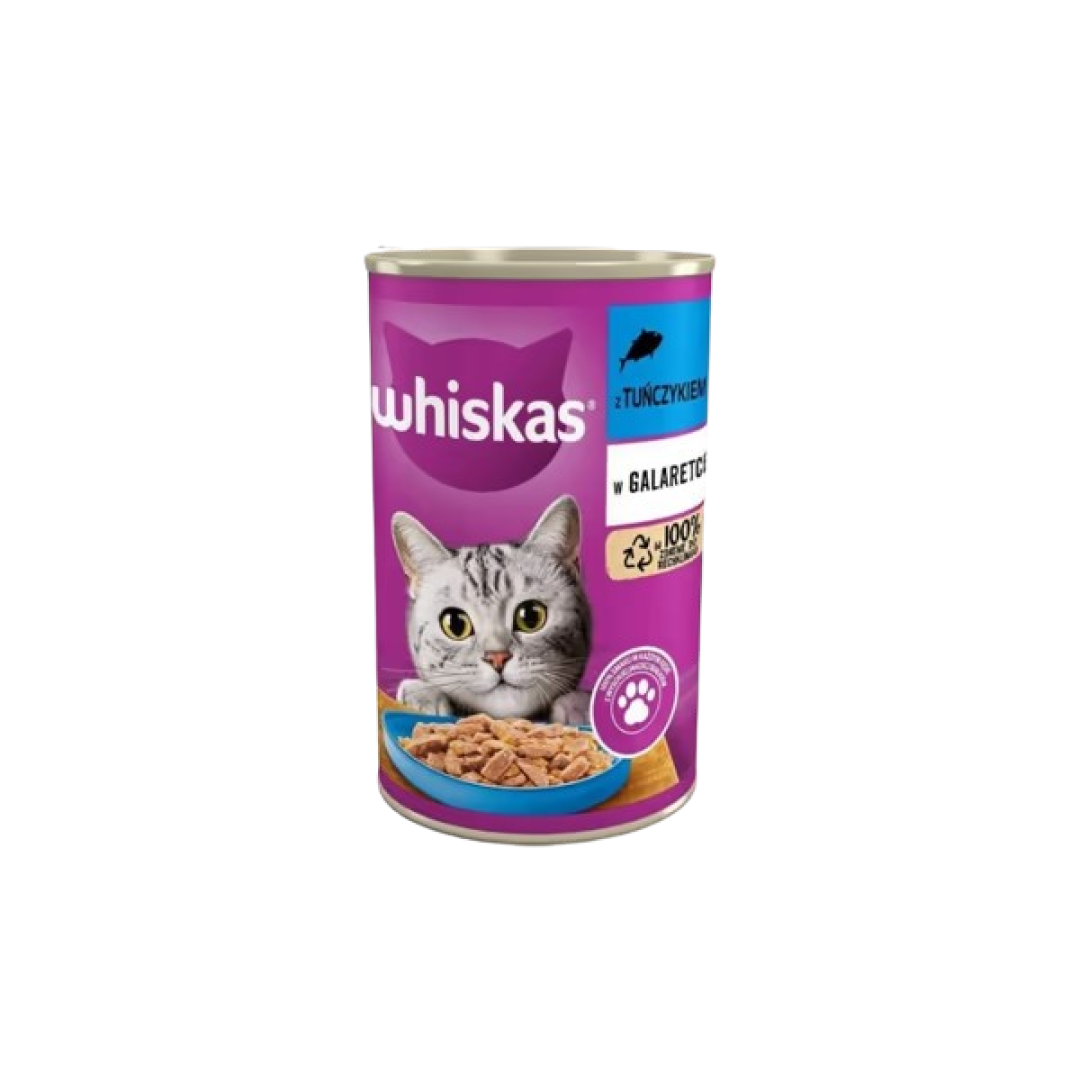 Yaş pişik yemi Whiskas Tuna Balığı ilə