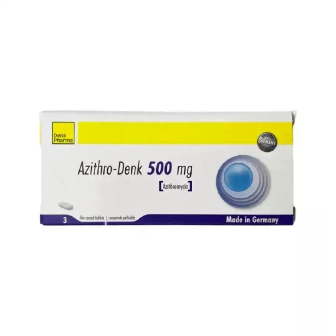 Azitro-Denk 500 mq №3 (Tabletlər) (Almaniya)