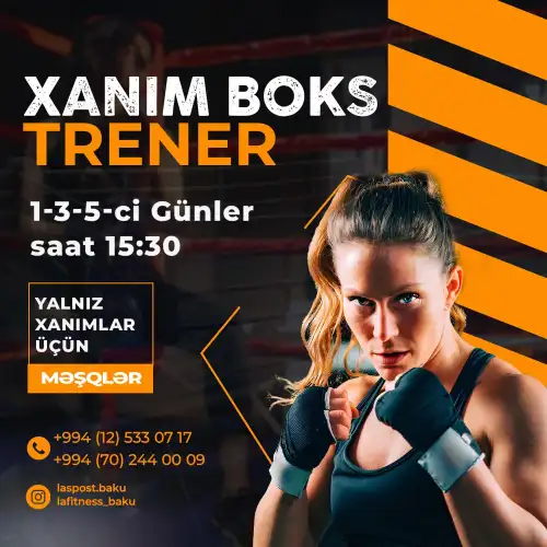 Xanımlar üçün boks dərsləri, La Fitness Baku