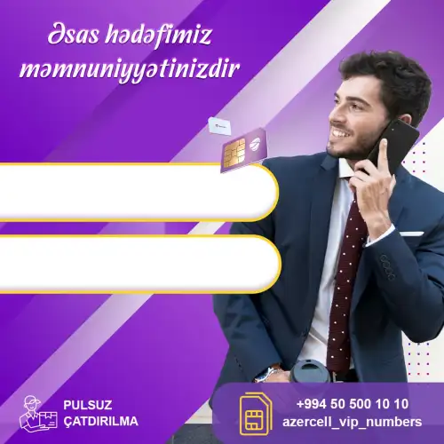 Azercell VIP nömrələri rəsmi şəkildə satışdadır