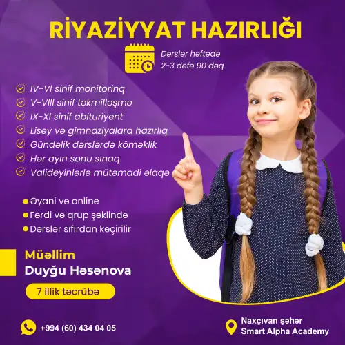 Riyaziyyat hazırlığı, Duyğu Həsənova