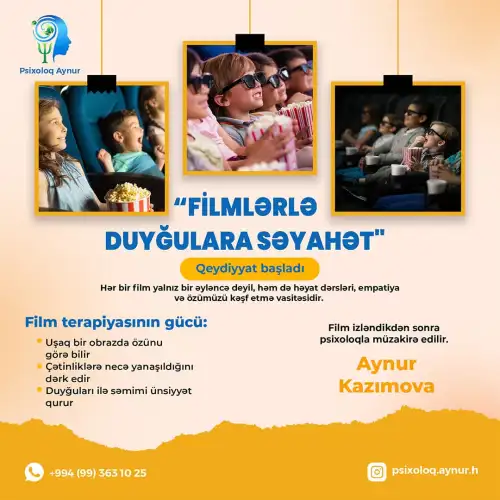 Film terapiyası, Aynur Kazımova