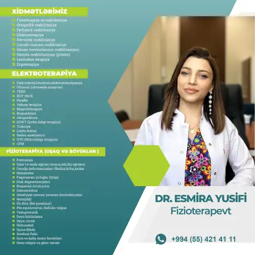 Fizioterapevt, Esmira Yusifi
