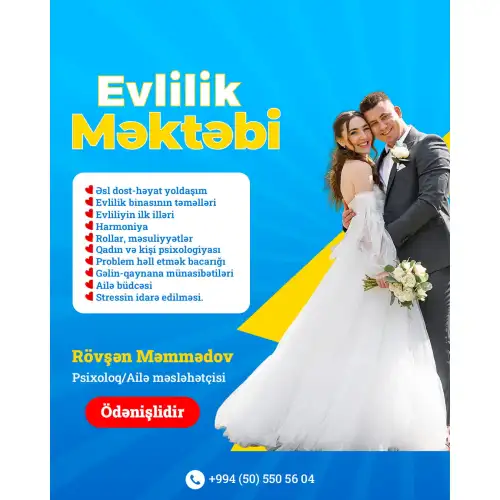 "Evlilik məktəbi" seminarı, Rövşən Məmmədov
