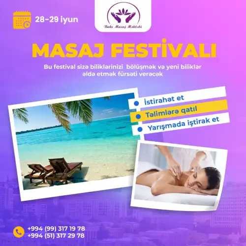 Masaj festivalı, Bakı masaj məktəbi