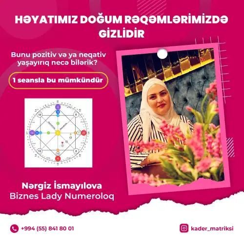 Həyatımız doğum rəqəmlərimizdə gizlidir, Nərgiz İsmayılova