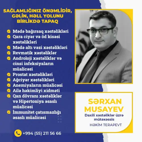 Dəri xəstəliklərinin müalicəsi, Sərxan Musayev