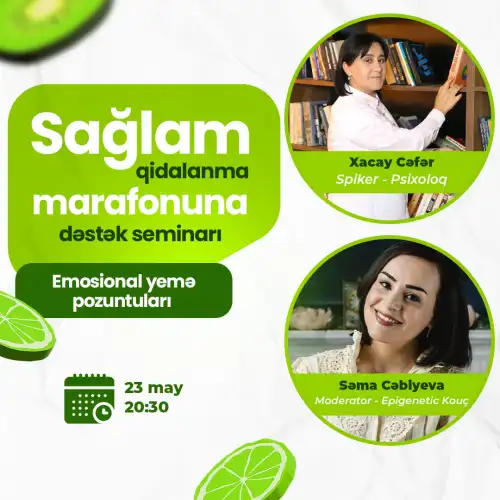 Sağlam qidalanma marafonu, Xacay Cəfər, Səma Cəbiyeva