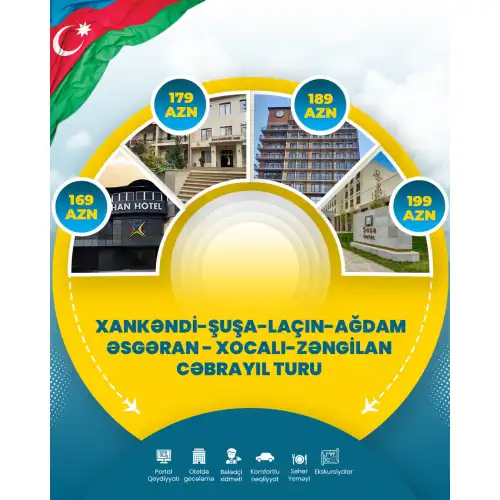 2 günlük Qarabağ turu, Atlantis Travel