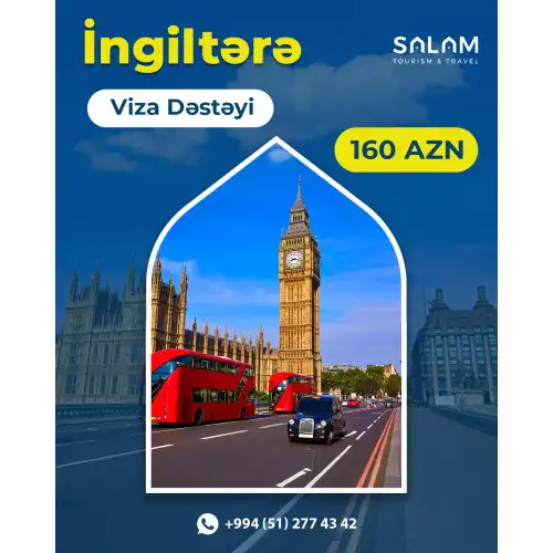 İngiltərə viza dəstəyi, Salam Tourism & Travel