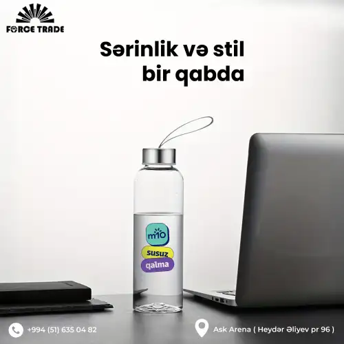 Su qablarının üzərinə logo çapı, Force Trade