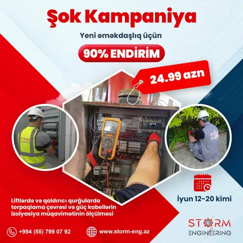 Yeni əməkdaşlıq üçün 90% Endirim, STORM ENGINEERING